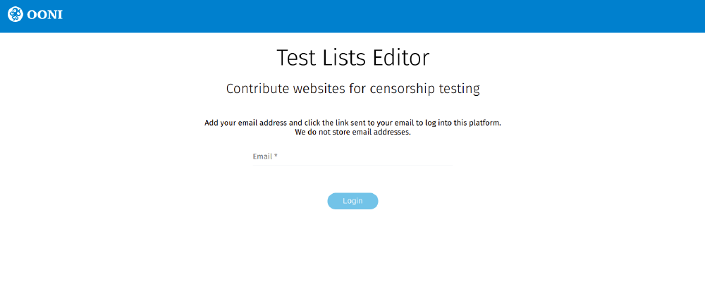 Test Lists Editor